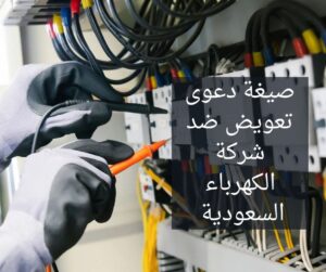 صيغة دعوى تعويض ضد شركة الكهرباء السعودية